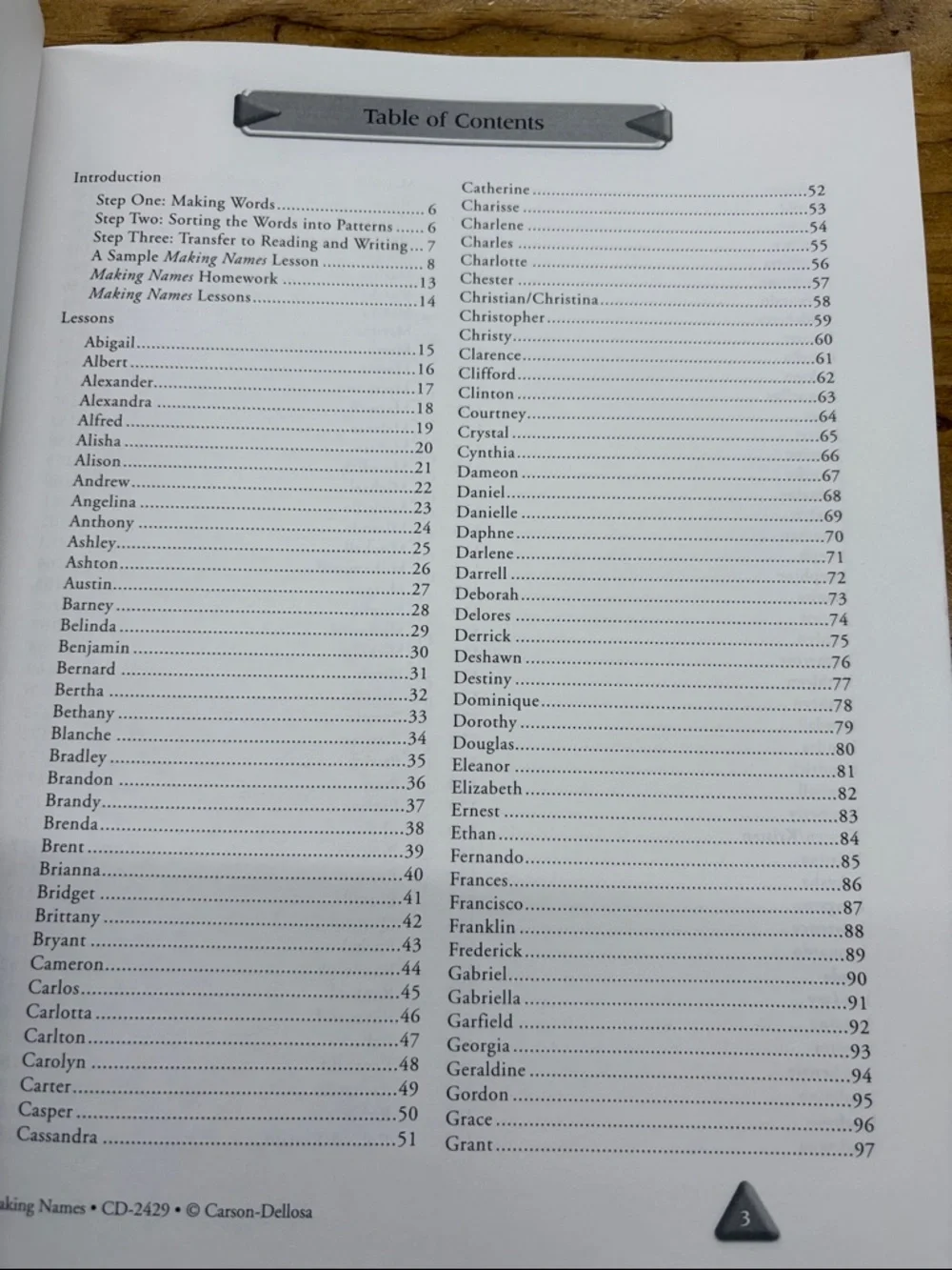 Making Names Educational Workbook - Picture 2 of 5